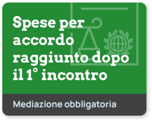 Mediazione obbligatoria – Integrazione per accordo raggiunto dopo il primo incontro